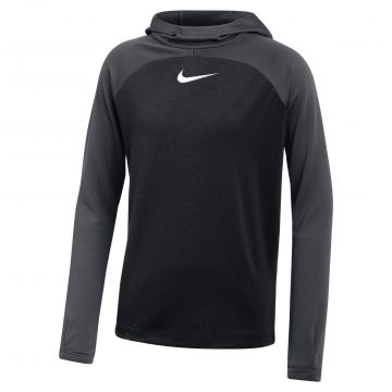 Nike Youth Dri-FIT Academy Pro Pullover Hoodie - Black